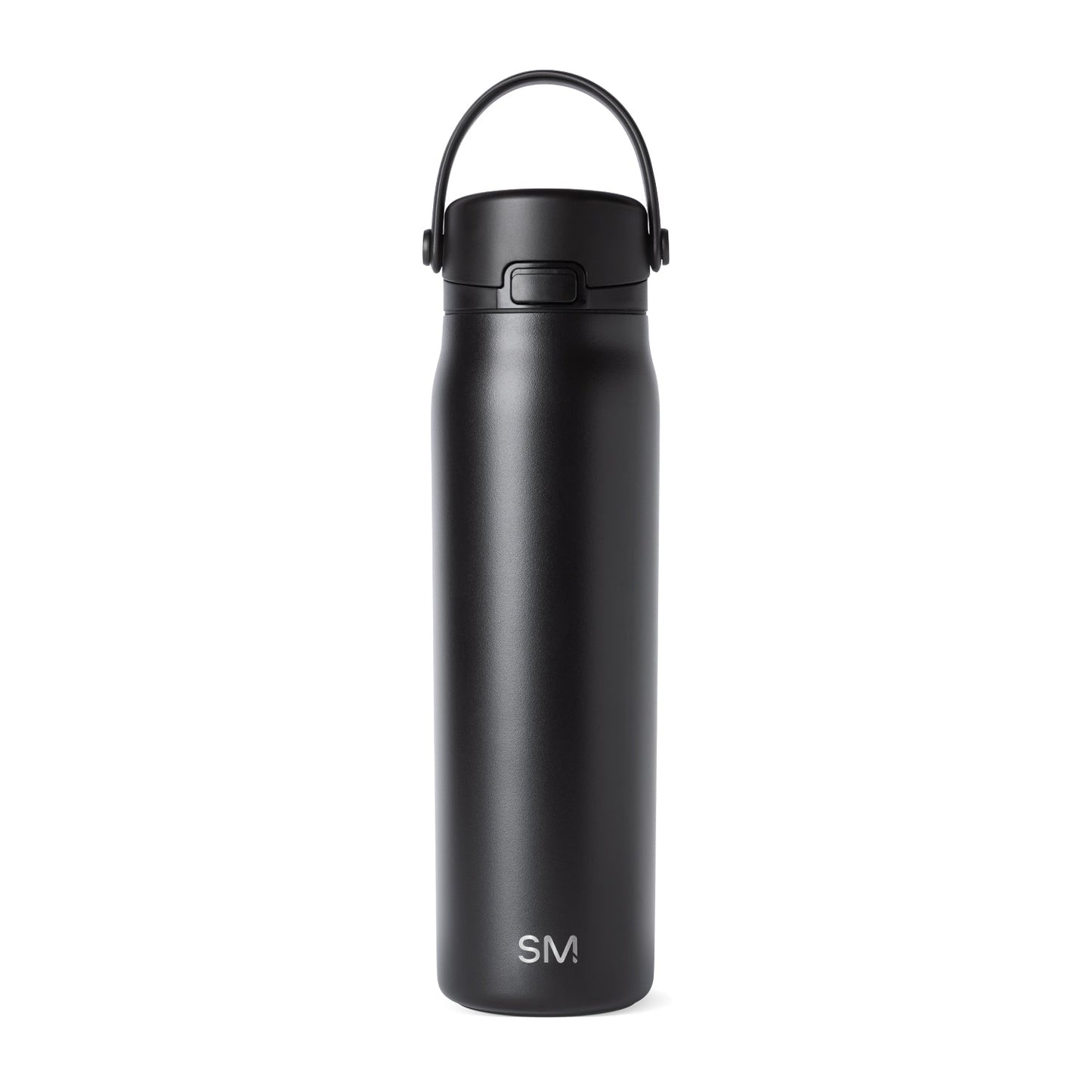 Sleek matte black product against white background